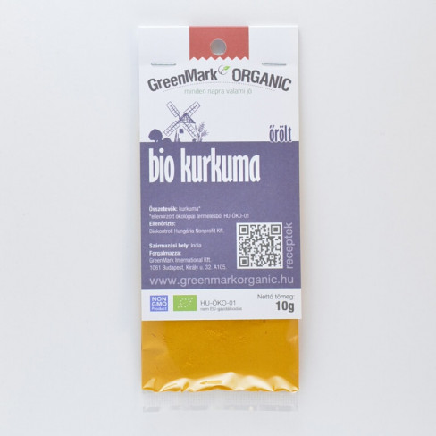 Vásároljon Greenmark bio kurkuma őrölt 10g terméket - 295 Ft-ért