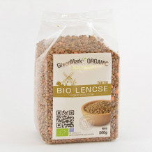 Greenmark bio lencse barna 500g