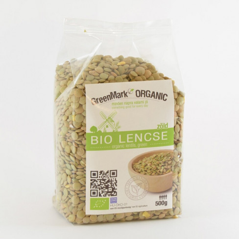 Vásároljon Greenmark bio lencse zöld 500g terméket - 1.277 Ft-ért