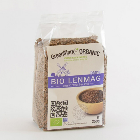 Vásároljon Greenmark bio lenmag barna 250g terméket - 452 Ft-ért