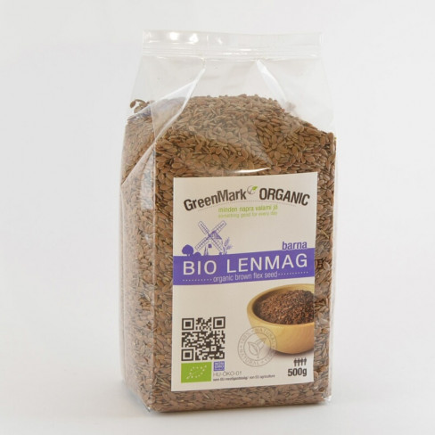 Vásároljon Greenmark bio lenmag barna 500g terméket - 805 Ft-ért