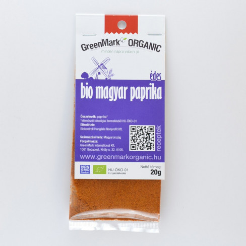 Vásároljon Bio greenmark magyar paprika,édes 20g terméket - 510 Ft-ért