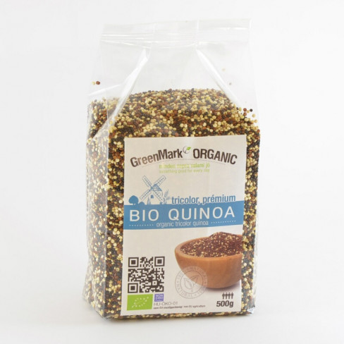 Vásároljon Greenmark bio quinoa tricolor magkeverék 500g terméket - 1.817 Ft-ért