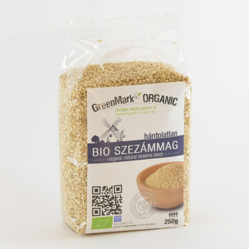 Vásároljon Greenmark bio szezámmag hántolatlan 250g terméket - 982 Ft-ért