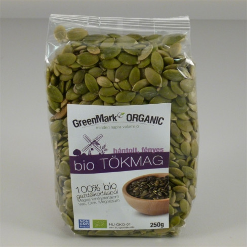 Vásároljon Greenmark bio tökmag hántolt fényes 250 g terméket - 1.368 Ft-ért