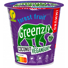 GREENZLY KÓKUSZOS VEGÁNGURT ERDEI GYÜMÖLCSÖS 130 G