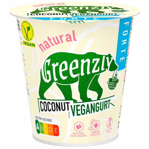 GREENZLY KÓKUSZOS VEGÁNGURT NATÚR 130 G