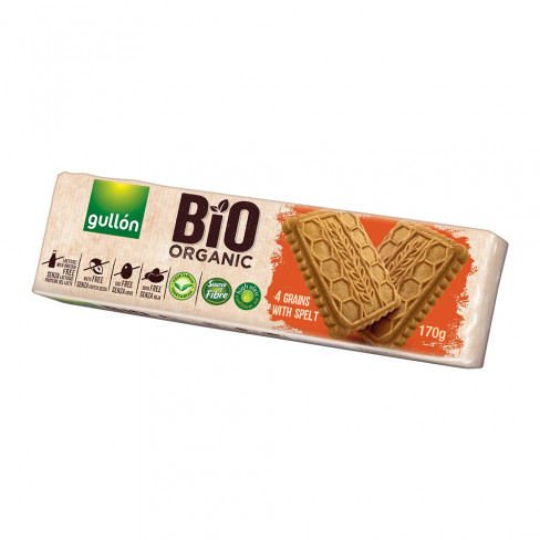 Vásároljon Gullon bio 4 gabonás keksz 170g terméket - 541 Ft-ért