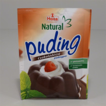 Haas natural pudingpor csokoládé 44g