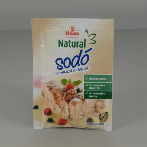 Vásároljon Haas natural sodó vanília ízű öntetpor 15g terméket - 105 Ft-ért