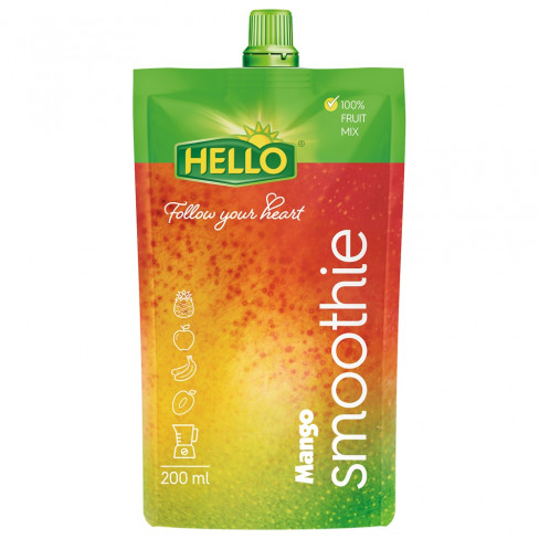 Vásároljon Hello-smoothie mangó gyümölcsturmix 200ml terméket - 206 Ft-ért