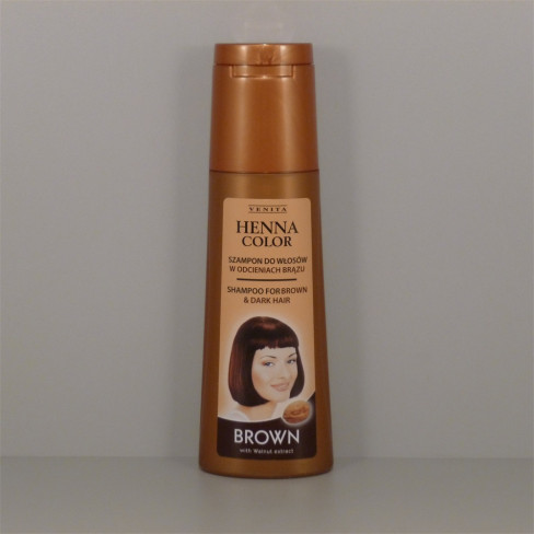Vásároljon Henna color hajsampon barna és piros árnyalatú hajra 250ml terméket - 755 Ft-ért