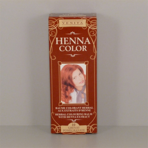 Vásároljon Henna color krémhajfesték nr 10 gránátalma 75ml terméket - 778 Ft-ért