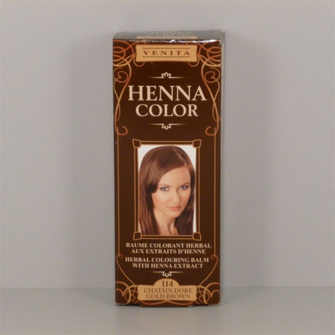 Vásároljon Henna color krémhajfesték nr 114 aranybarna 75ml terméket - 778 Ft-ért