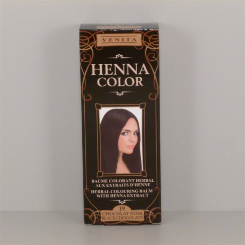 Vásároljon Henna color krémhajfesték nr 19 fekete csokoládé 75ml terméket - 778 Ft-ért