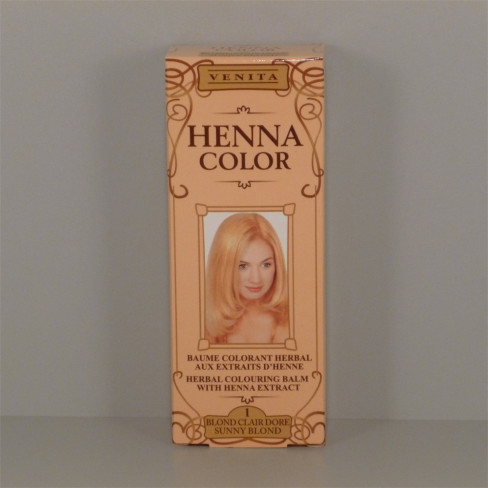 Vásároljon Henna color krémhajfesték nr 1 napszőke 75ml terméket - 778 Ft-ért
