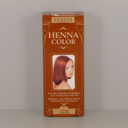 Vásároljon Henna color krémhajfesték nr 7 rézvörös 75ml terméket - 778 Ft-ért
