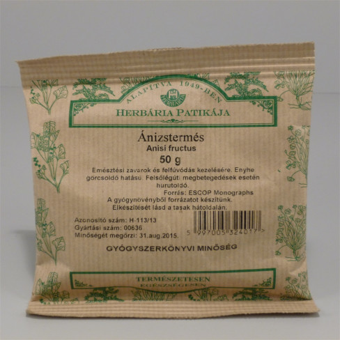Vásároljon Herbária ánizstermés 50g terméket - 655 Ft-ért