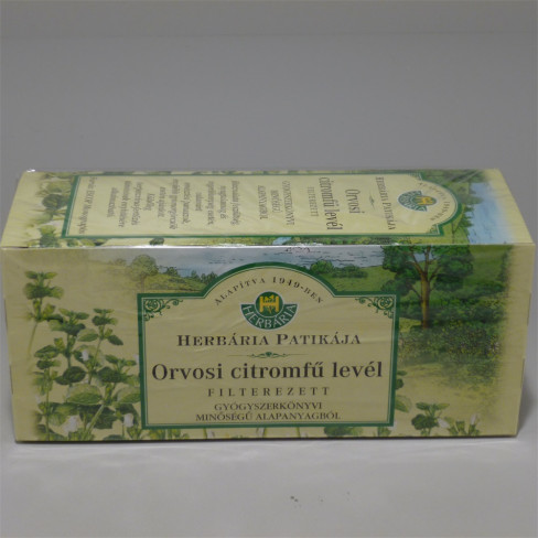 Vásároljon Herbária citromfűlevél tea 25x1g 25g terméket - 571 Ft-ért