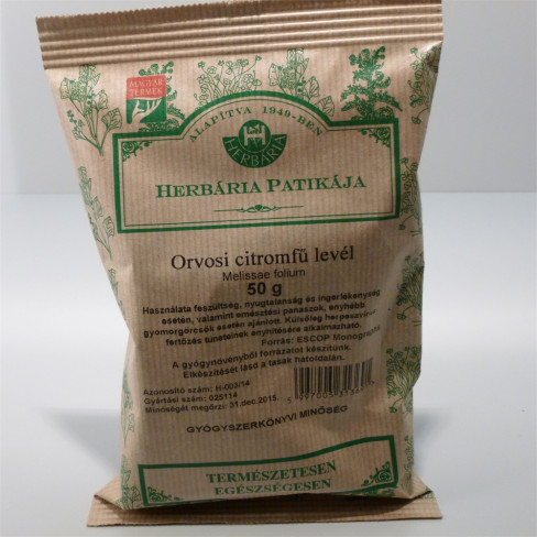 Vásároljon Herbária citromfűlevél tea 50g terméket - 441 Ft-ért