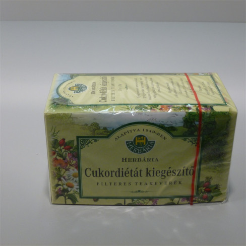 Vásároljon Herbária cukordiétát kiegészítő tea 20x1,5g 30g terméket - 1.079 Ft-ért