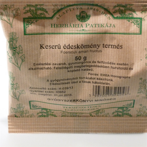 Vásároljon Herbária édesköménytermés tea 50g terméket - 354 Ft-ért