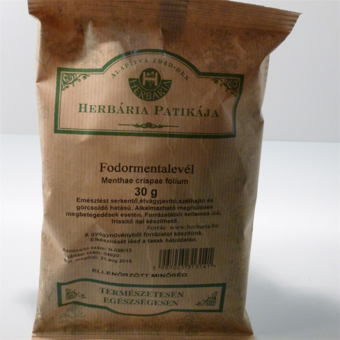 Vásároljon Herbária tea fodormentalevél szálas 30g terméket - 367 Ft-ért