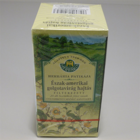Vásároljon Herbária golgotavirág hajtás tea 20x1g 20g terméket - 780 Ft-ért