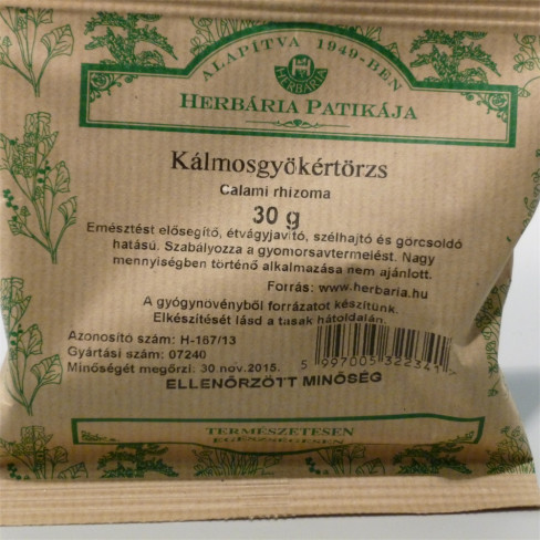 Vásároljon Herbária tea kálmosgyökértörzs szálas /* 30g terméket - 561 Ft-ért