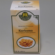 Herbária kurkuma-gyömbér tabletta 120db