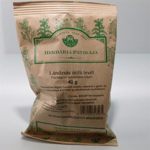 Vásároljon Herbária lándzsás útifűlevél tea 40g terméket - 624 Ft-ért