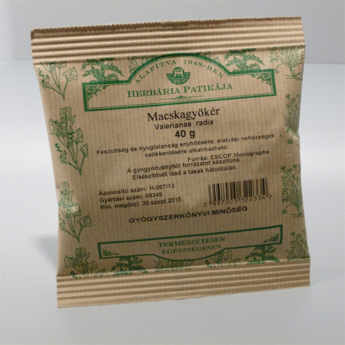 Vásároljon Herbária tea macskagyökér szálas 40g terméket - 561 Ft-ért