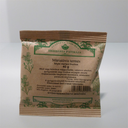 Vásároljon Herbária máriatövistermés tea 40g terméket - 379 Ft-ért