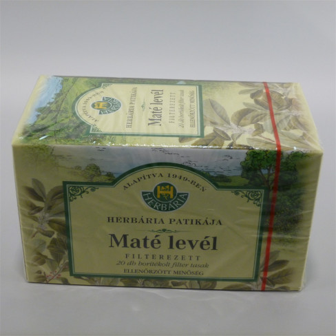 Vásároljon Herbária maté levél tea 20x1,5g 30g terméket - 780 Ft-ért