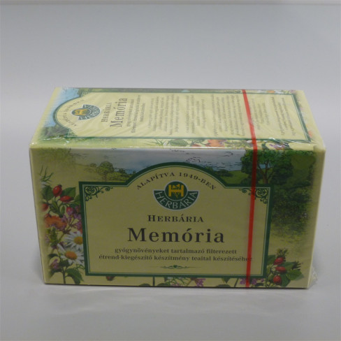 Vásároljon Herbária memória tea 20x1g 20g terméket - 1.079 Ft-ért