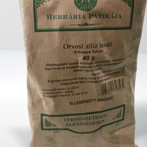 Vásároljon Herbária orvosi ziliz levél tea 40g terméket - 349 Ft-ért