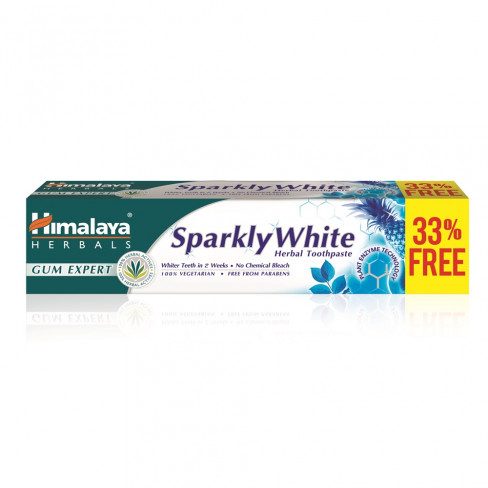 Vásároljon Himalaya spackly white fogkrém promo pack 100ml terméket - 909 Ft-ért