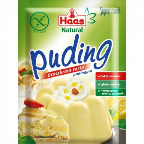 Vásároljon Haas natural pudingpor oroszkrém ízű 40g terméket - 184 Ft-ért
