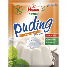 Haas natural pudingpor tejszín ízű 40g