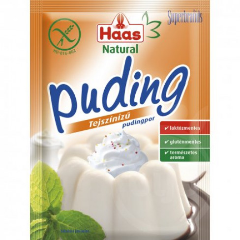 Vásároljon Haas natural pudingpor tejszín ízű 40g terméket - 184 Ft-ért