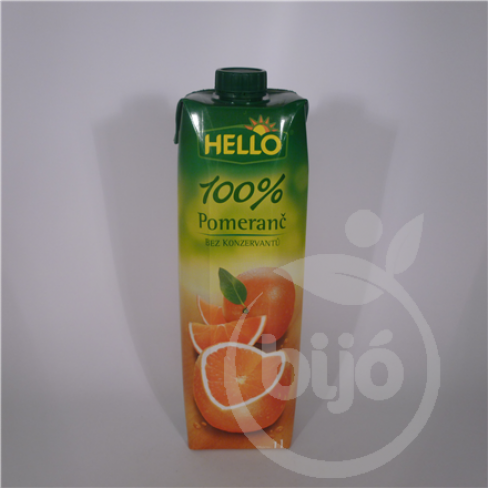 Vásároljon Hello narancslé 100% 1000ml terméket - 485 Ft-ért