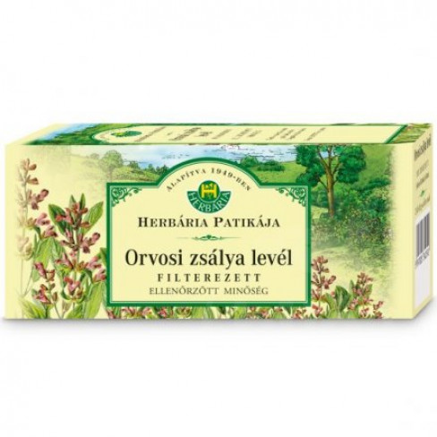 Vásároljon Herbária orvosi zsályalevél filteres 20g terméket - 600 Ft-ért