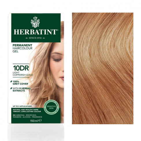 Vásároljon Herbatint 10dr világos réz-arany hajfesték 150ml terméket - 3.540 Ft-ért