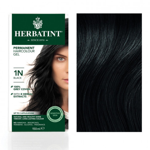 Vásároljon Herbatint 1n fekete hajfesték 135ml terméket - 3.540 Ft-ért
