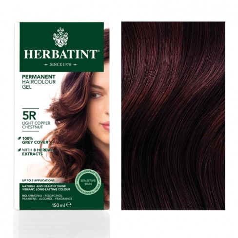Vásároljon Herbatint 5r világos réz gesztenye hajfesték 135ml terméket - 3.540 Ft-ért