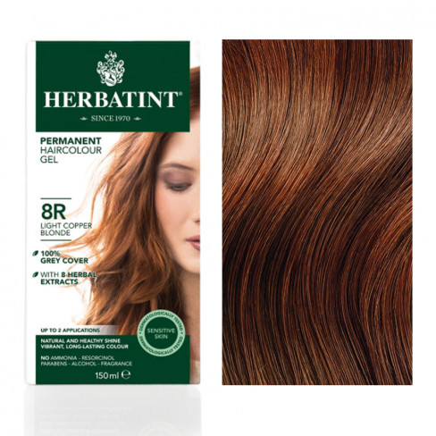 Vásároljon Herbatint 8r réz világos szőke hajfesték 135ml terméket - 3.540 Ft-ért