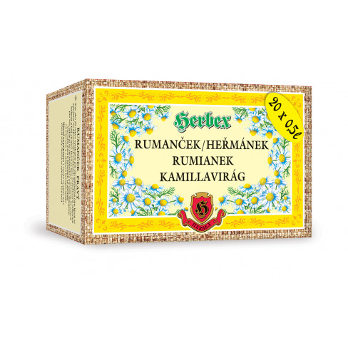 Vásároljon Herbex kamillavirág tea 20x2,5g 50g terméket - 373 Ft-ért