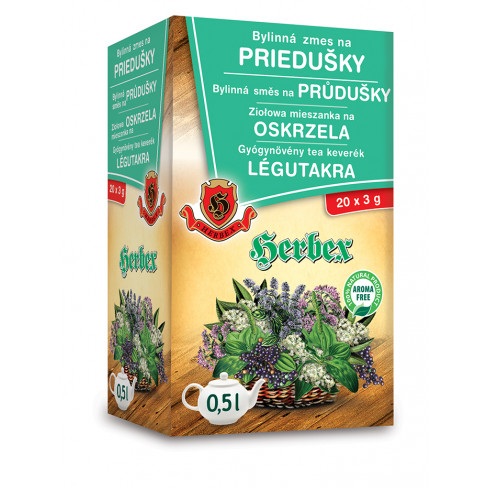 Vásároljon Herbex léguti tea 20x3g 60g terméket - 555 Ft-ért
