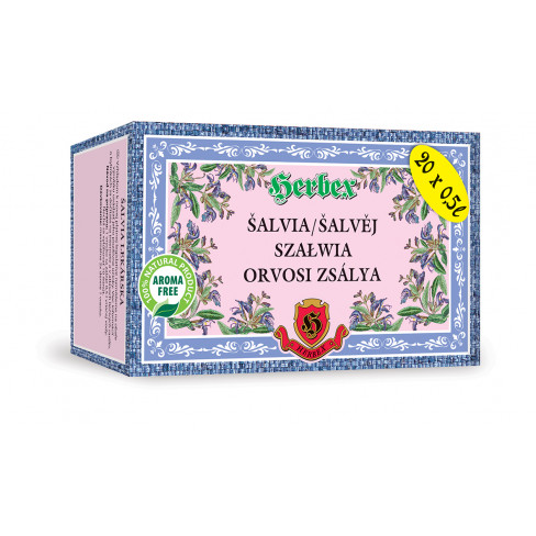 Vásároljon Herbex orvosi zsálya tea 20x3g 60g terméket - 444 Ft-ért