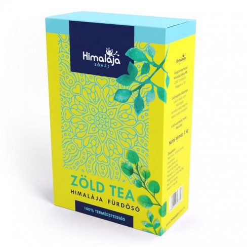 Vásároljon Himalája sóház fürdősó zöld teás 1000 g terméket - 1.132 Ft-ért